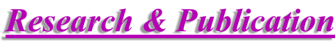 Research & Publication